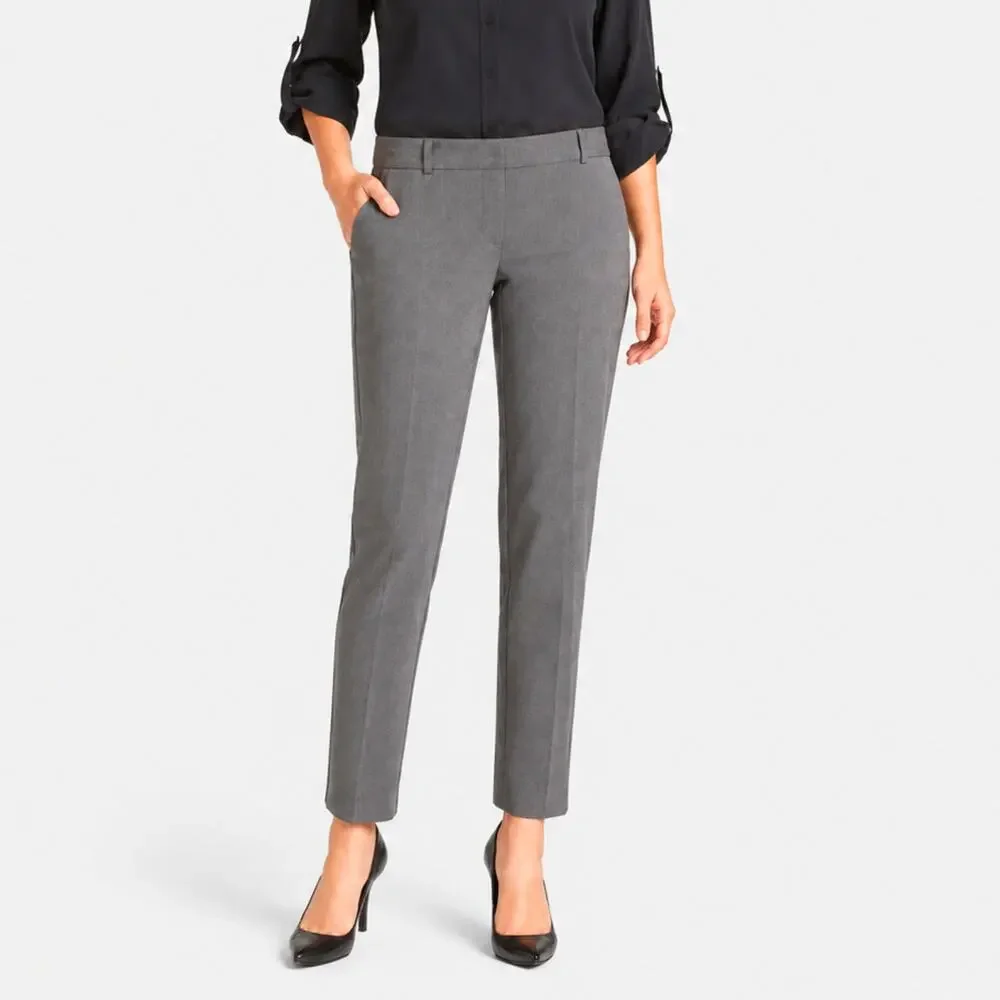 Michael Kors Tailored Dress Pants Trousers Preppy Career Business Gray Size 6